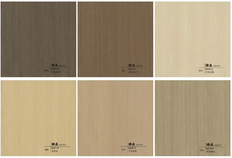 Decorative Wood Grain Film for Cabinet Wall